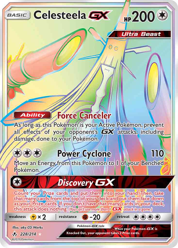 Celesteela-GX - 228/214 - Rare Secret [sm10-228] [Secret]