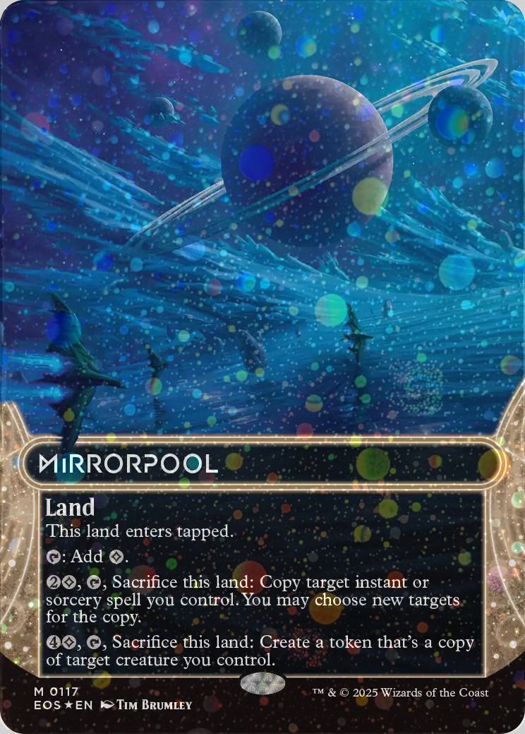 Mirrorpool [117] [Borderless] [Edge of Eternities: Stellar Sights] [Galaxy Foil]