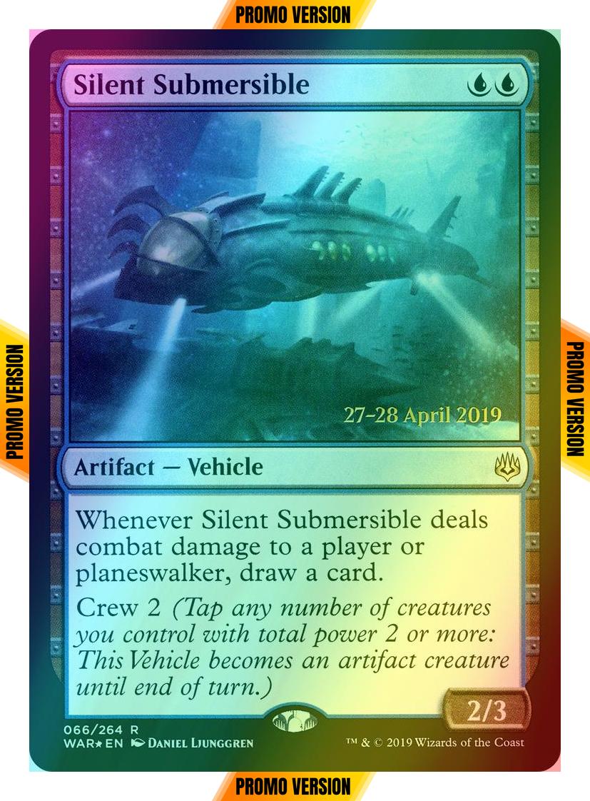 Silent Submersible [66s] [War of the Spark Promos] [Foil]