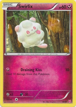 Swirlix - 18/30 - [XY Trainer Kit (Wigglytuff)] [Non-Holo]