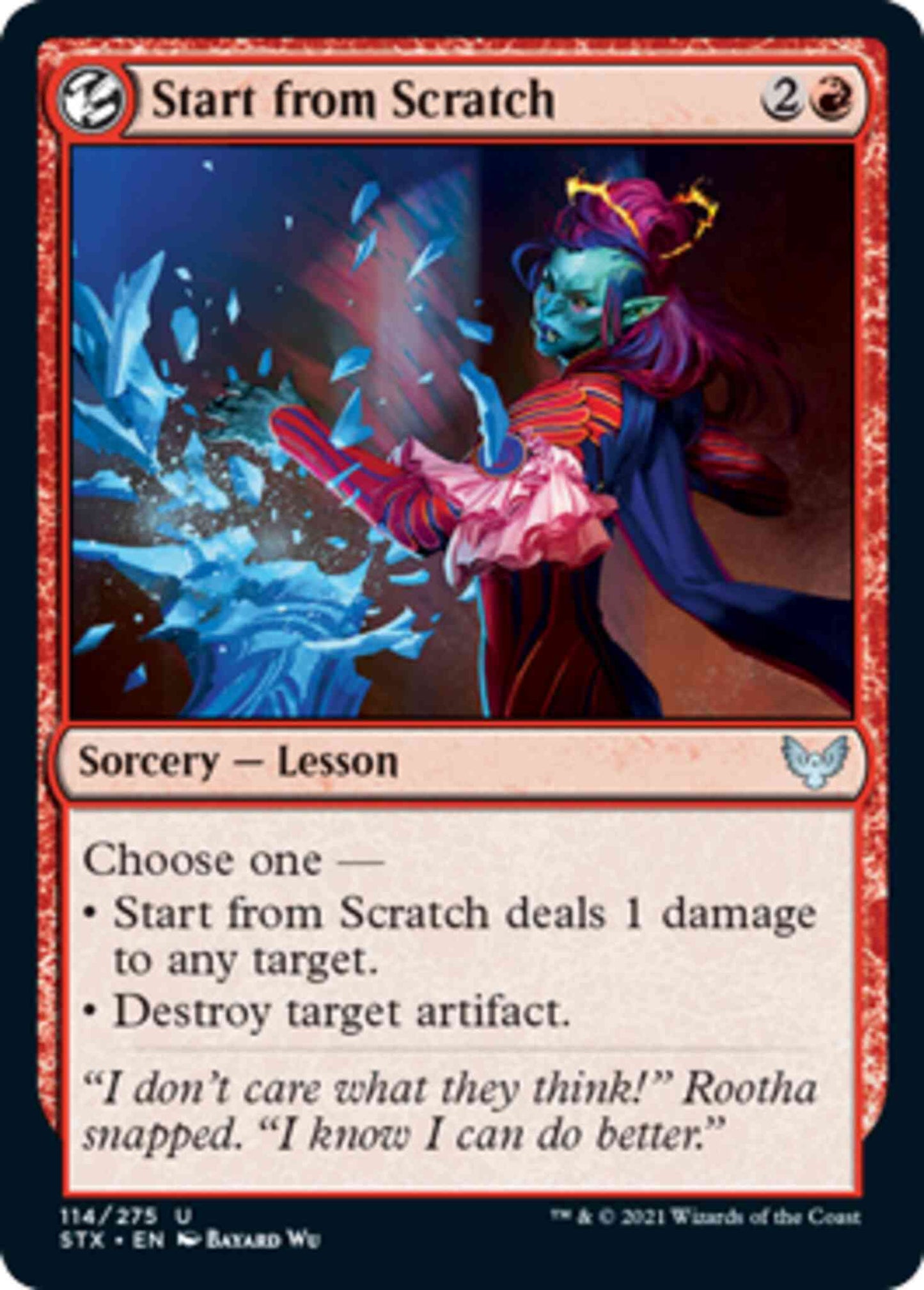 Start from Scratch [114] [Strixhaven: School of Mages] [Non-Foil]