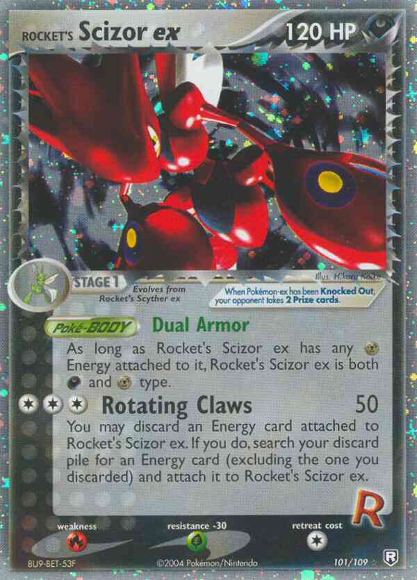 Rocket's Scizor ex - 101/109 - Rare Holo EX [ex7-101] [Ultra]