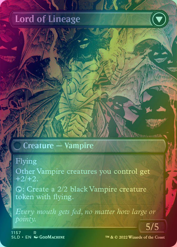 Bloodline Keeper // Lord of Lineage [1157] [Borderless] [From Cute to Brute] [Secret Lair Drop] [Foil]