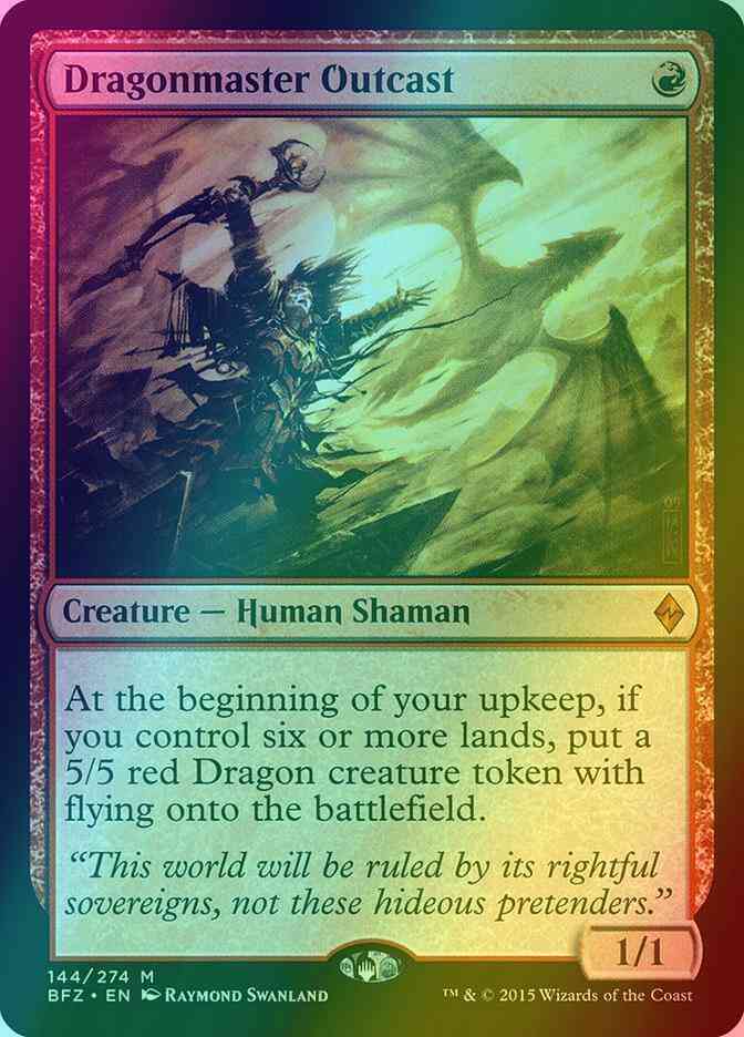 Dragonmaster Outcast [144] [Battle for Zendikar] [Foil]