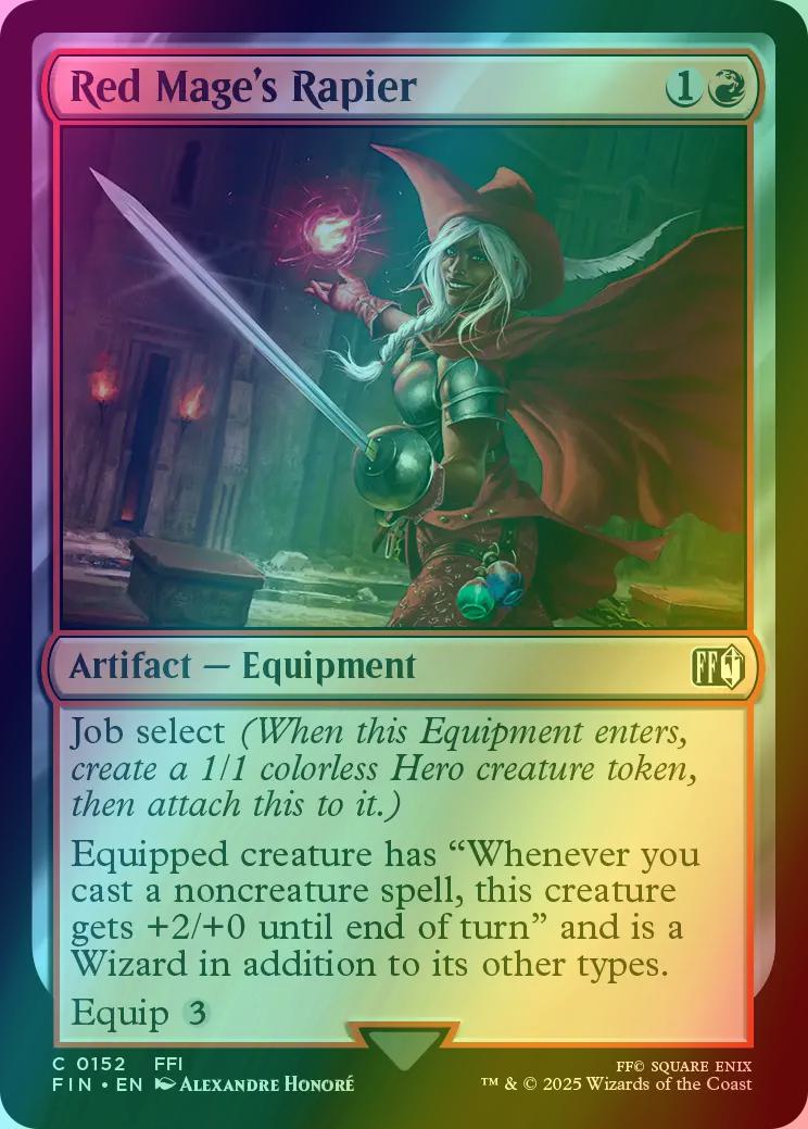 Red Mage's Rapier [152] [FINAL FANTASY] [Foil]