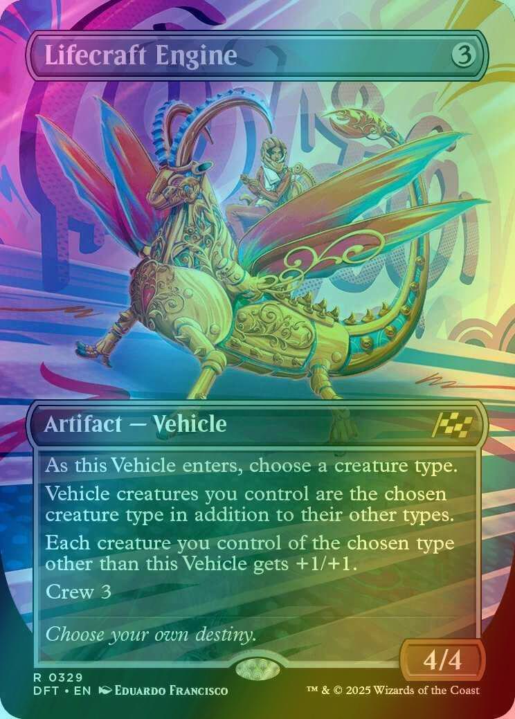 Lifecraft Engine [329] [Borderless] [Revved Up] [Aetherdrift] [Foil]