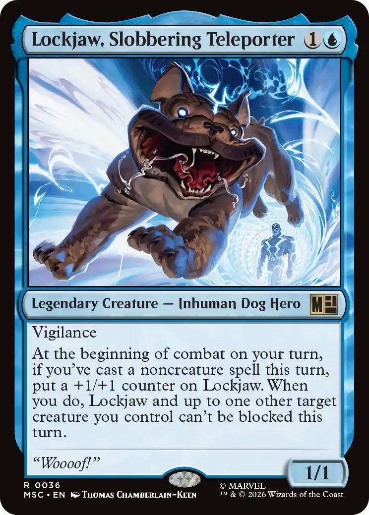 Lockjaw, Slobbering Teleporter [36] [Marvel Super Heroes: Commander] [Non-Foil]