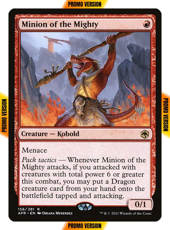 Minion of the Mighty [Promo Pack] [156p] [Adventures in the Forgotten Realms Promos] [Non-Foil]