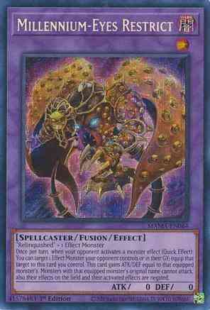 Millennium-Eyes Restrict - MAMA-EN064 - Pharaoh Secret Rare - 1st Edition
