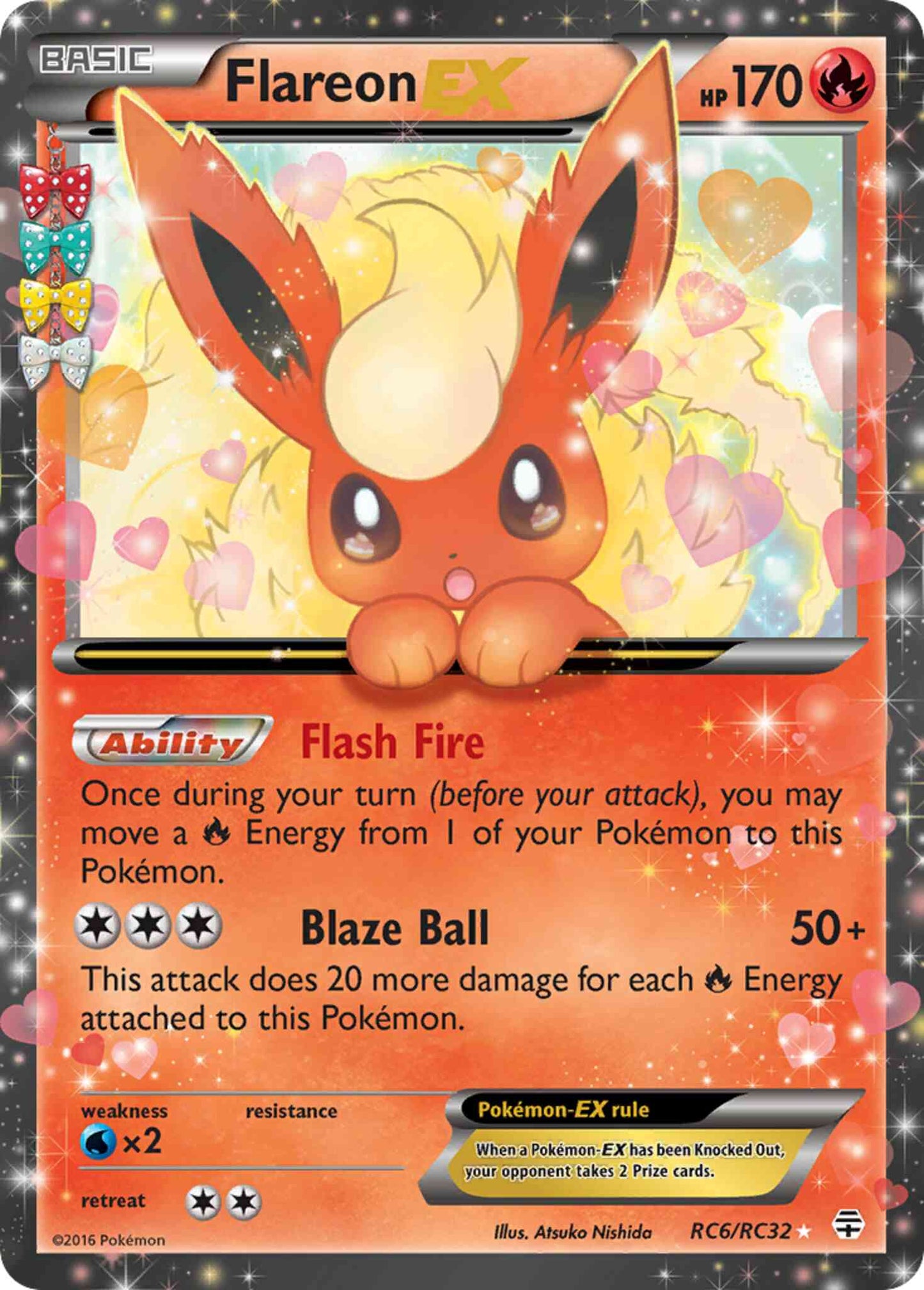 Flareon-EX - RC6/RC32 - Rare Holo EX [g1-rc6] [Ultra]