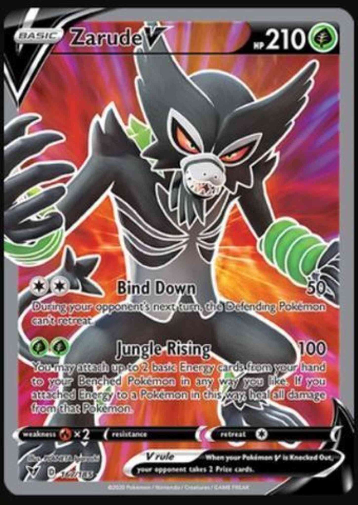 Zarude V - 167/185 - Rare Ultra [swsh4-167] [Ultra]