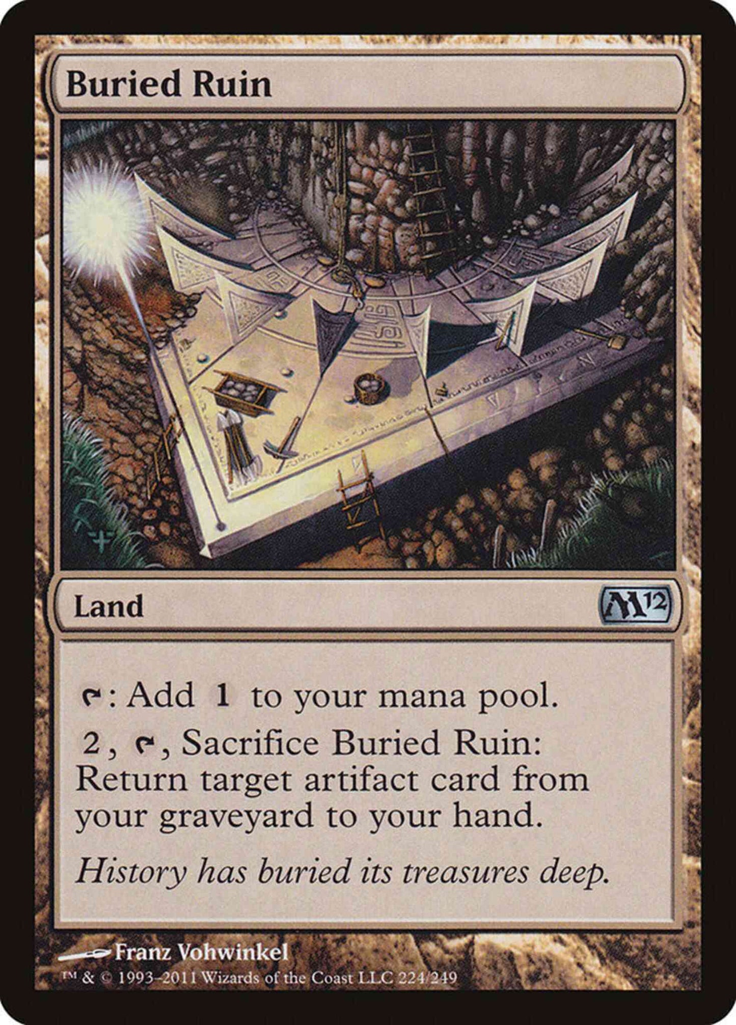 Buried Ruin [224] [Magic 2012] [Non-Foil]