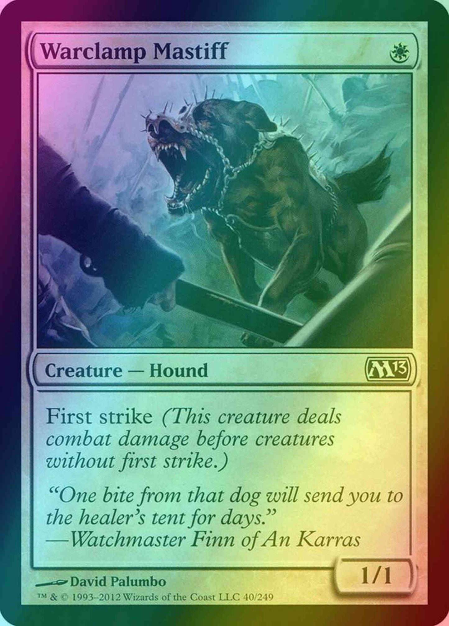 Warclamp Mastiff [40] [Magic 2013] [Foil]