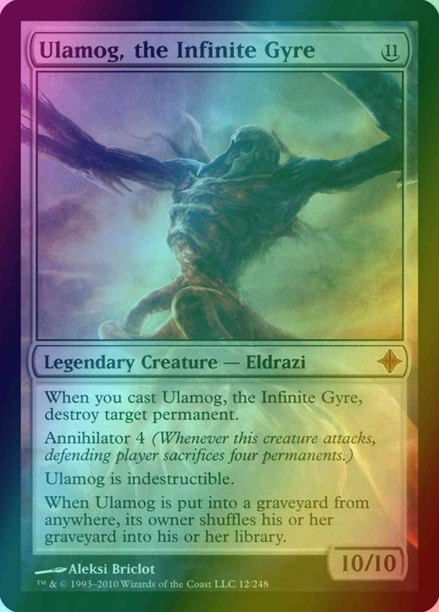 Ulamog, the Infinite Gyre [12] [Rise Of The Eldrazi] [Foil]