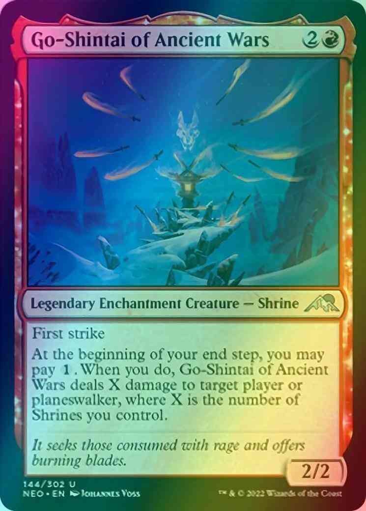 Go-Shintai of Ancient Wars [144] [Kamigawa: Neon Dynasty] [Foil]