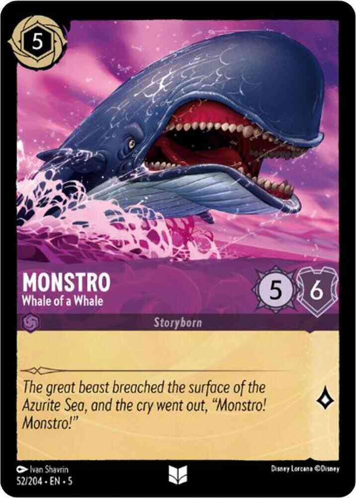 Monstro - Whale of a Whale - 52/204 [Shimmering Skies] [Non-Foil]