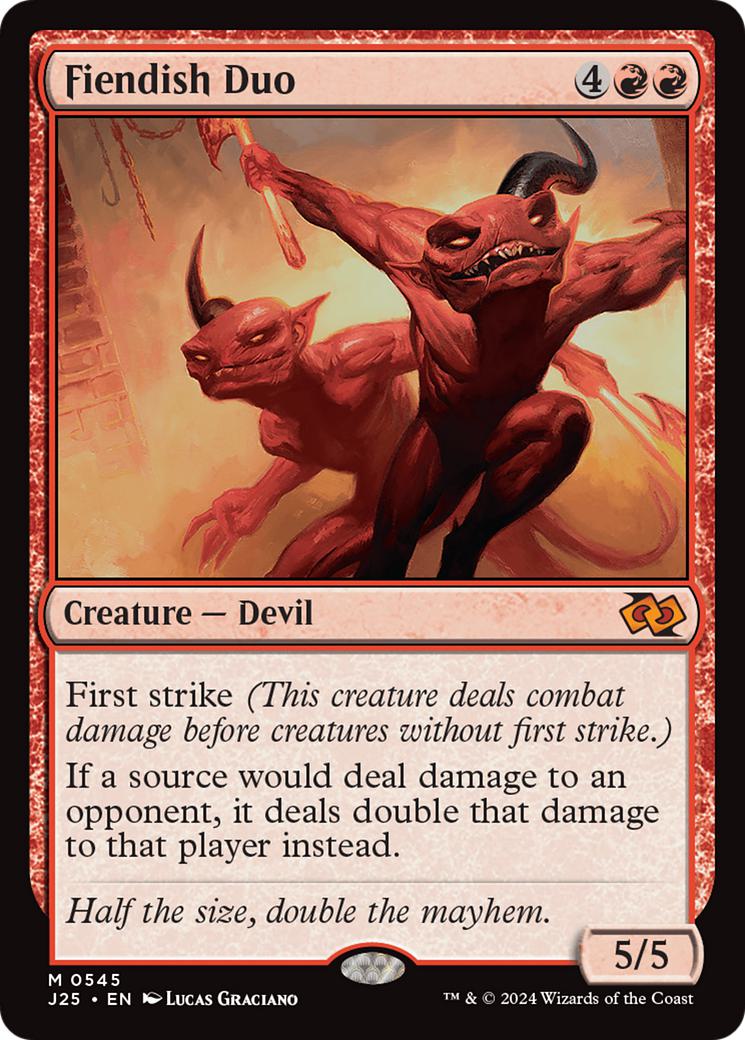 Fiendish Duo [545] [Foundations: Jumpstart] [Non-Foil]