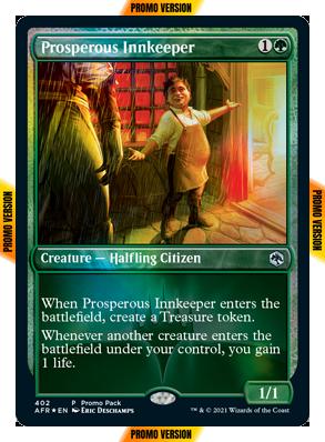 Prosperous Innkeeper [402] [Dark Frame Promo Pack] [Adventures in the Forgotten Realms] [Non-Foil]