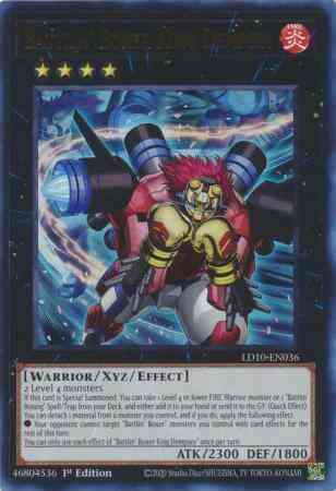 Battlin' Boxer King Dempsey - LD10-EN036 - Ultra Rare - 1st Edition