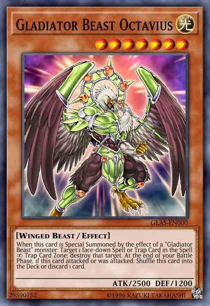 Gladiator Beast Octavius - GLAS-EN000 - Secret Rare - 1st Edition