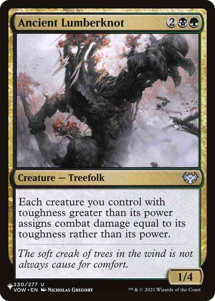 Ancient Lumberknot [VOW-230] [The List] [Non-Foil]