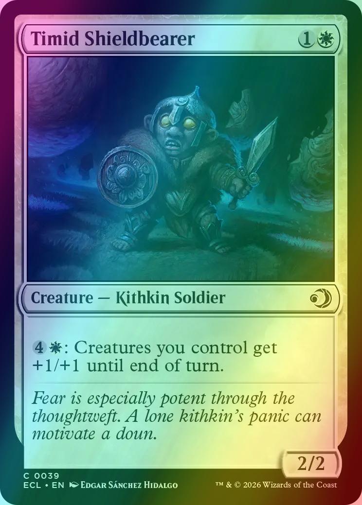 Timid Shieldbearer [39] [Lorwyn Eclipsed] [Foil]