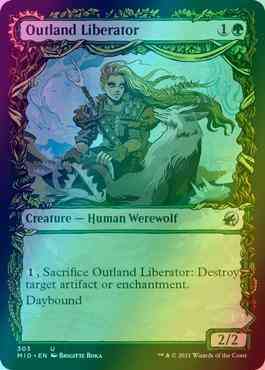Outland Liberator // Frenzied Trapbreaker [303] [Equinox Showcase] [Innistrad: Midnight Hunt] [Foil]
