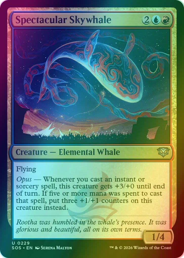 Spectacular Skywhale [229] [Secrets of Strixhaven] [Foil]