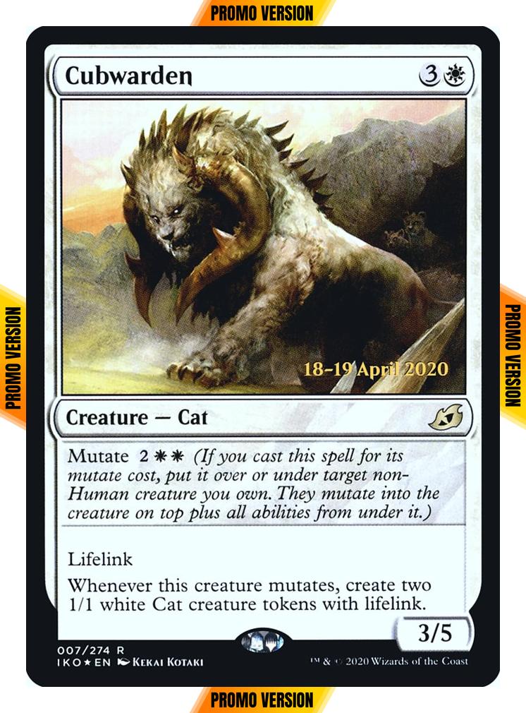 Cubwarden [Prerelease] [7s] [Ikoria: Lair of Behemoths Promos] [Foil]