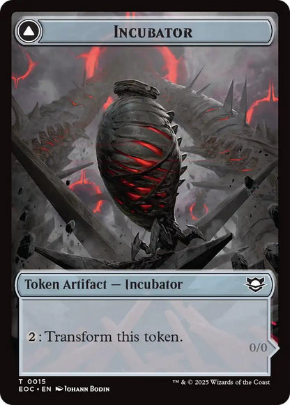 Incubator Token (15a) // Phyrexian Token (15b) [Edge of Eternities: Commander: Tokens] [Non-Foil]