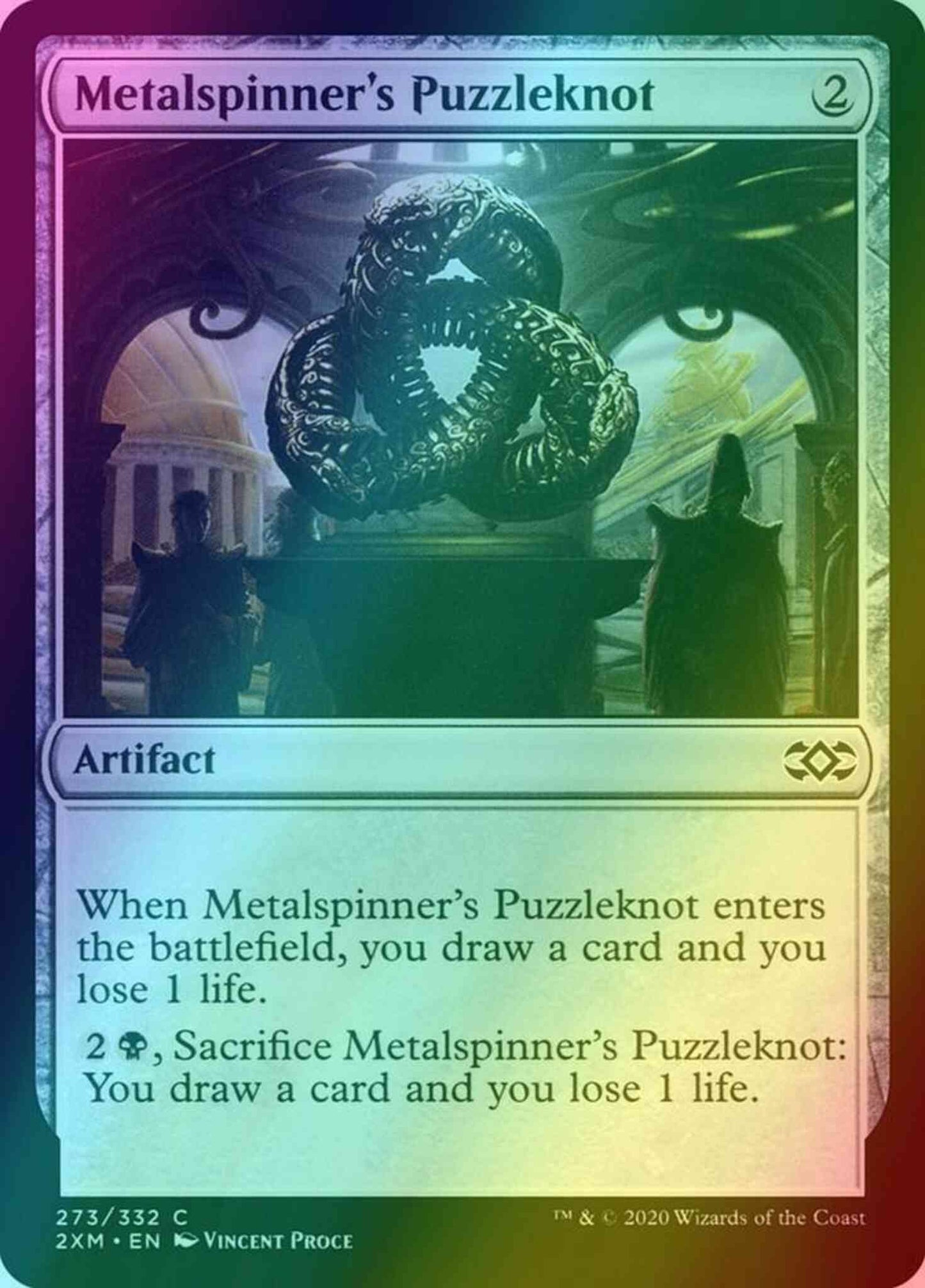 Metalspinner's Puzzleknot [273] [Double Masters] [Foil]