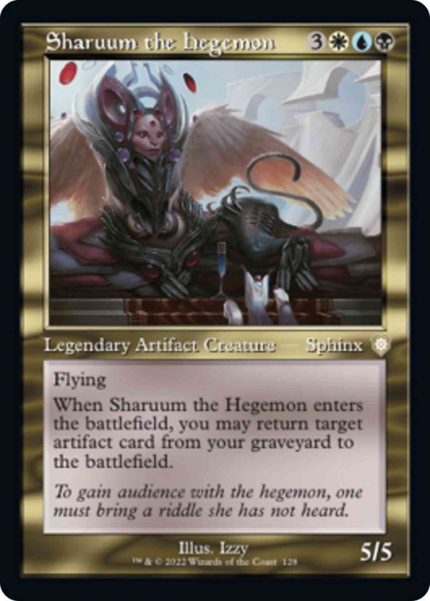 Sharuum the Hegemon [128] [Retro Frame] [The Brothers' War: Commander] [Non-Foil]