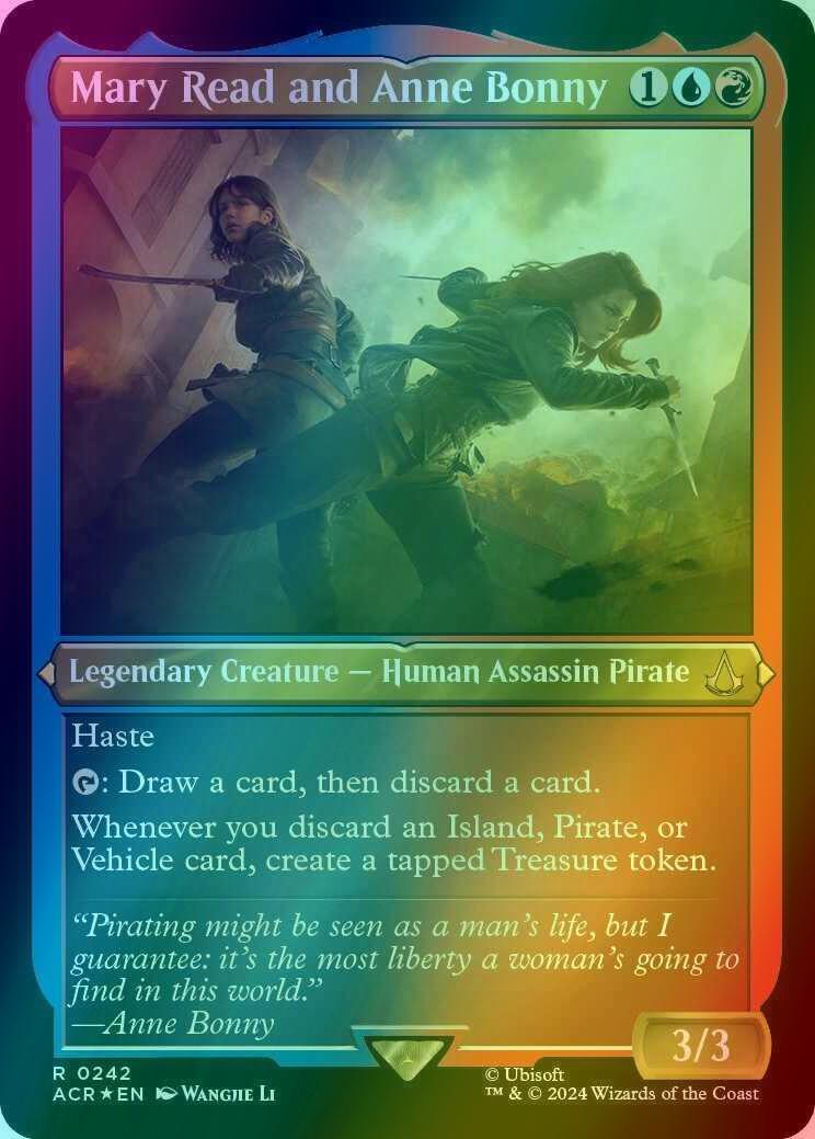 Mary Read and Anne Bonny [242] [Assassin's Creed] [Etched Foil]