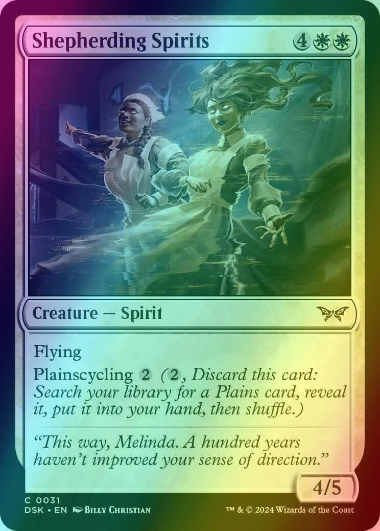 Shepherding Spirits [31] [Duskmourn: House of Horror] [Foil]