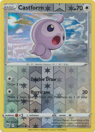 Castform - 116/172 - Common [swsh9-116] [Reverse Holo]
