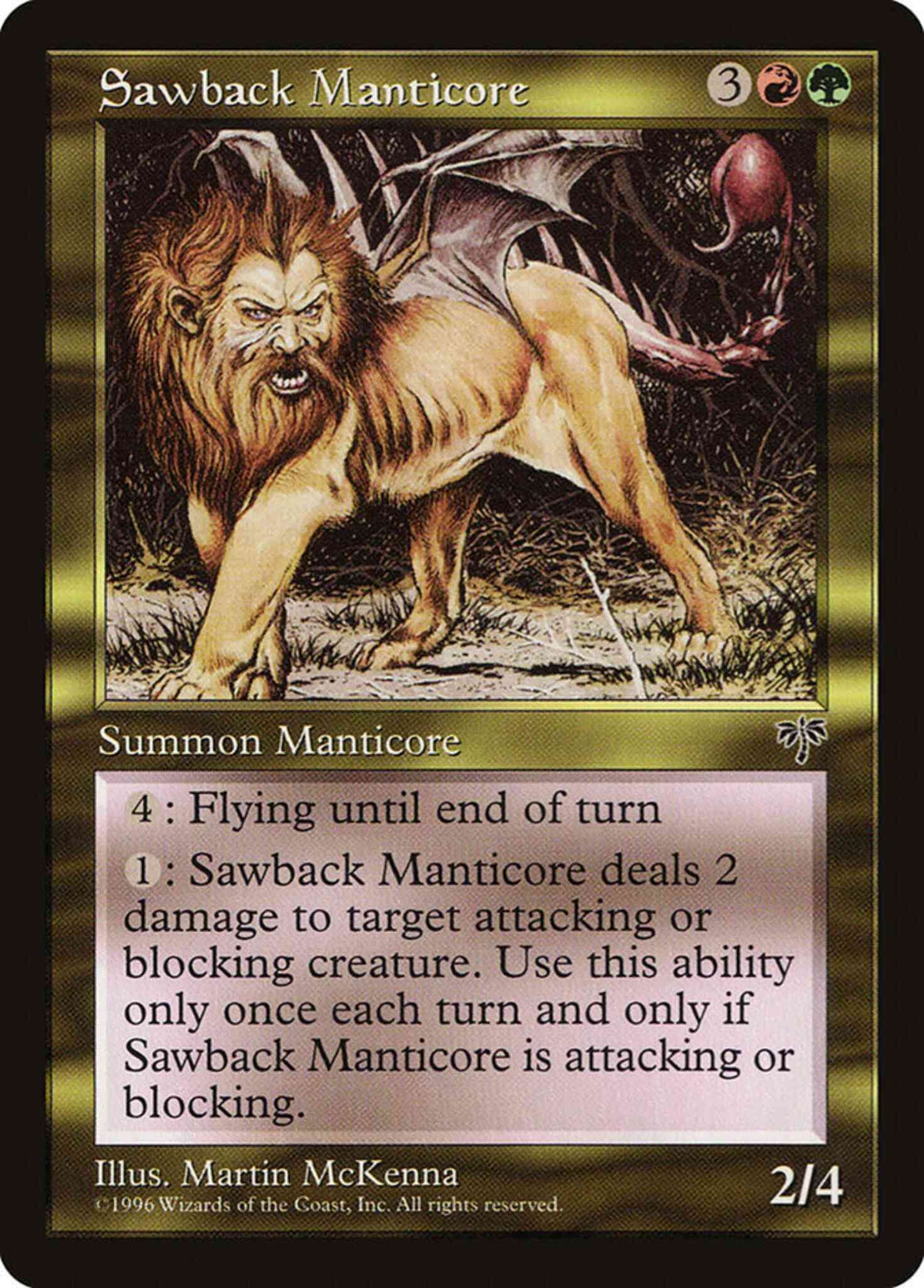 Sawback Manticore [281] [Mirage] [Non-Foil]