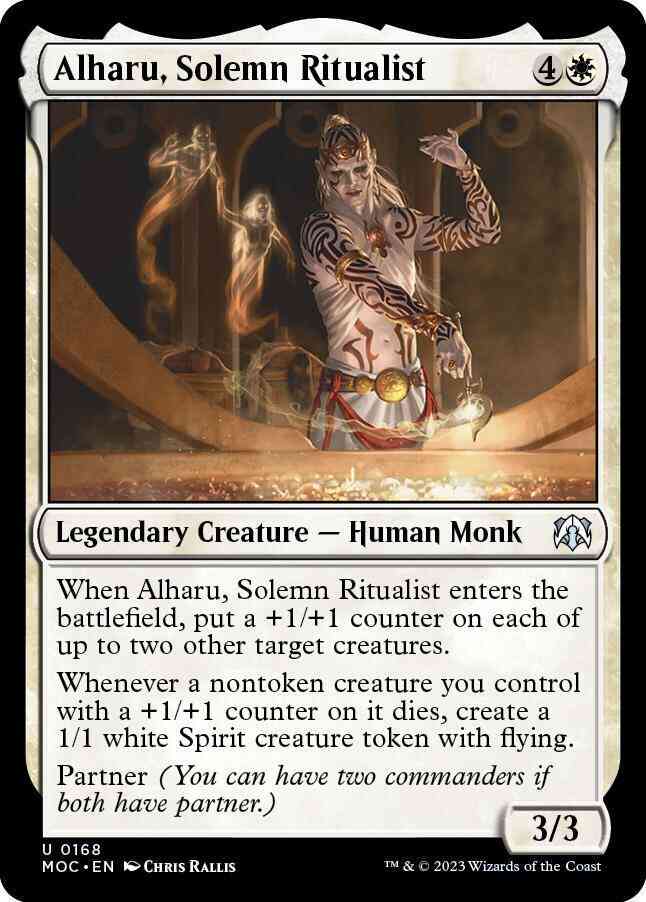 Alharu, Solemn Ritualist [168] [March of the Machine: Commander] [Non-Foil]
