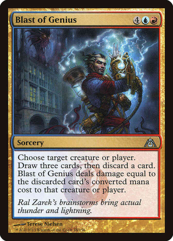 Blast of Genius [55] [Dragon's Maze] [Non-Foil]