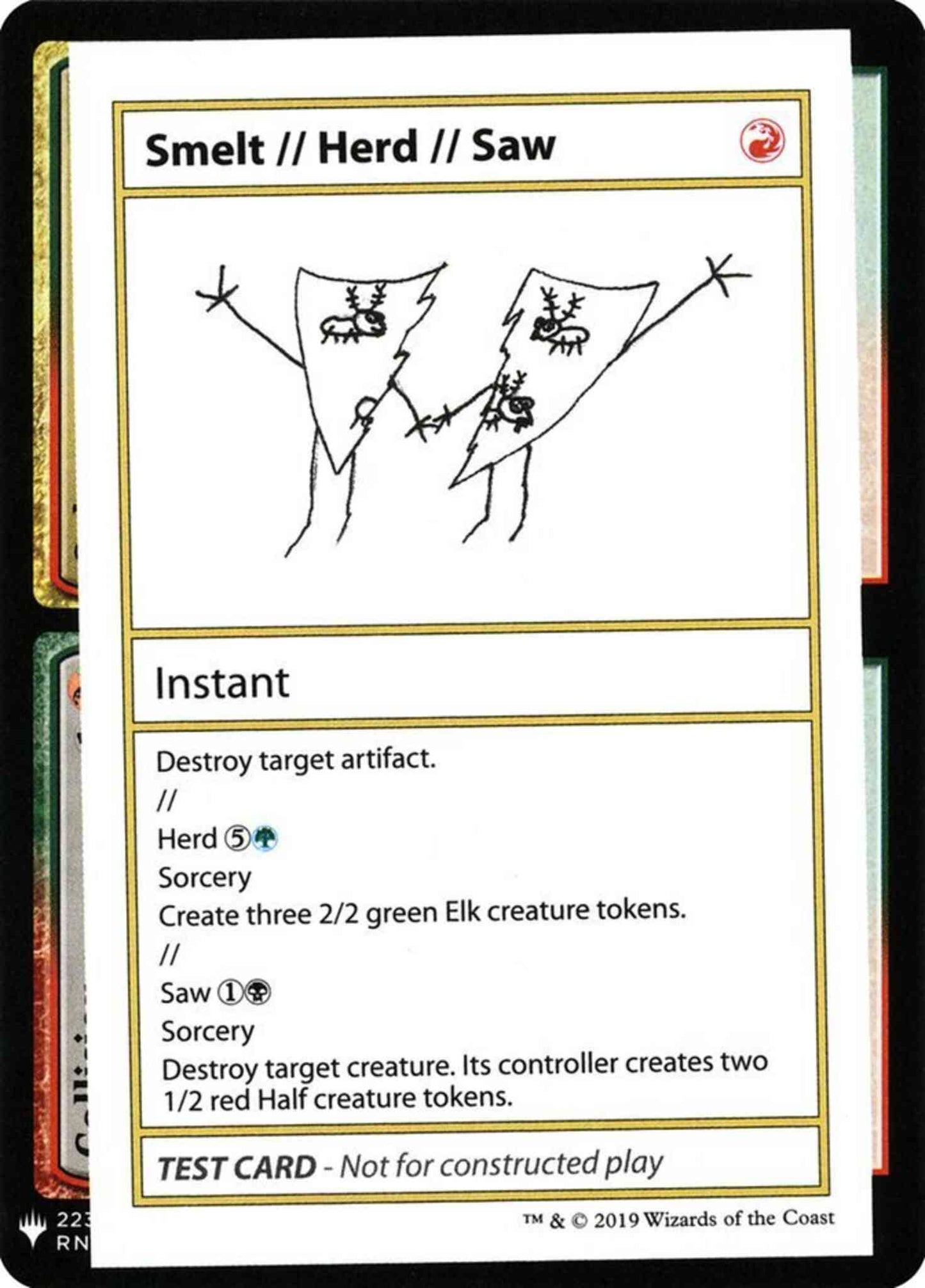 Smelt // Herd // Saw - Symbol [100] [Mystery Booster Playtest Cards 2019] [Non-Foil]