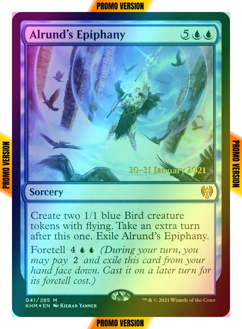 Alrund's Epiphany [Prerelease] [41s] [Kaldheim Promos] [Foil]