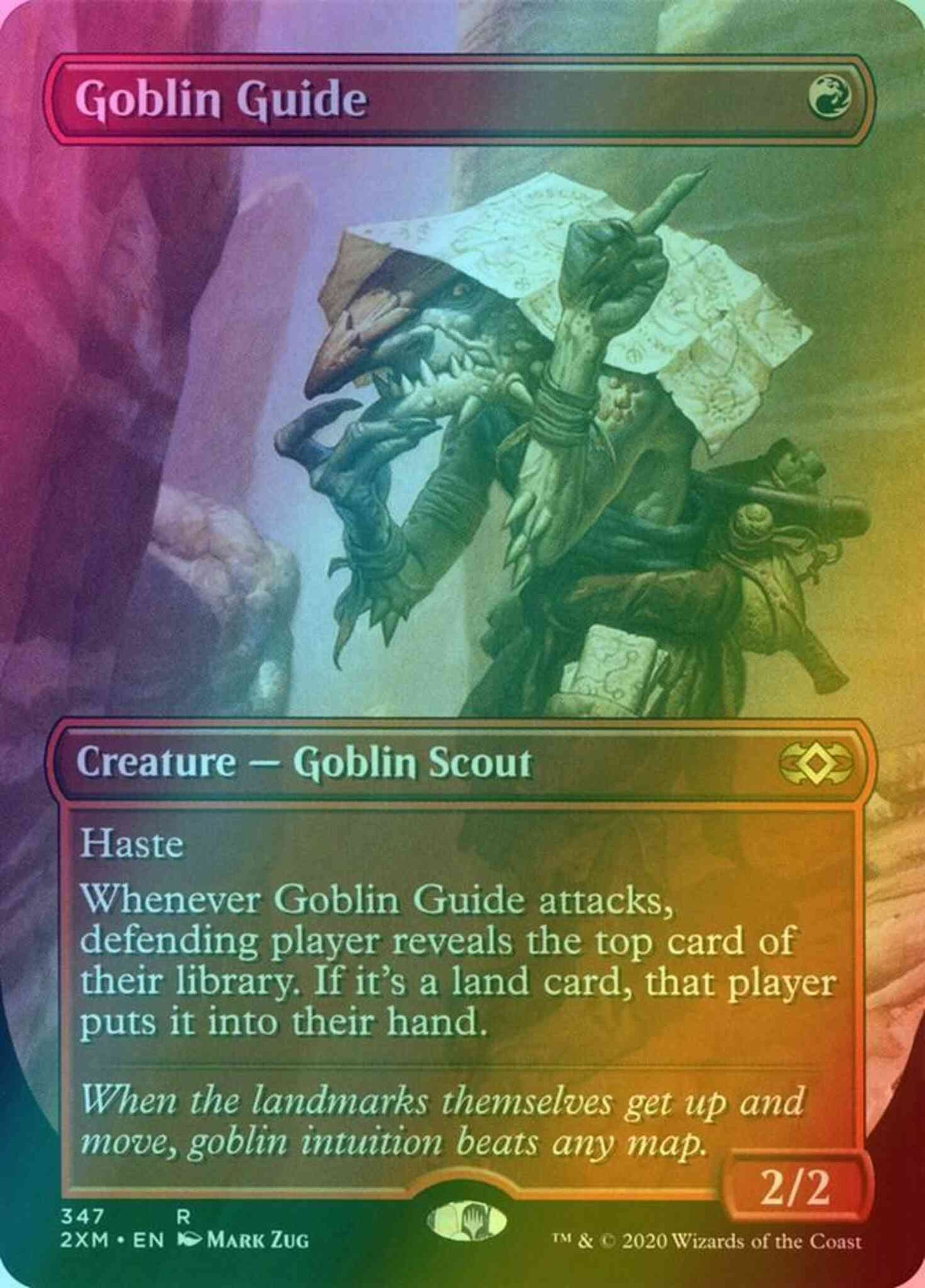 Goblin Guide [347] [Borderless] [Double Masters] [Foil]