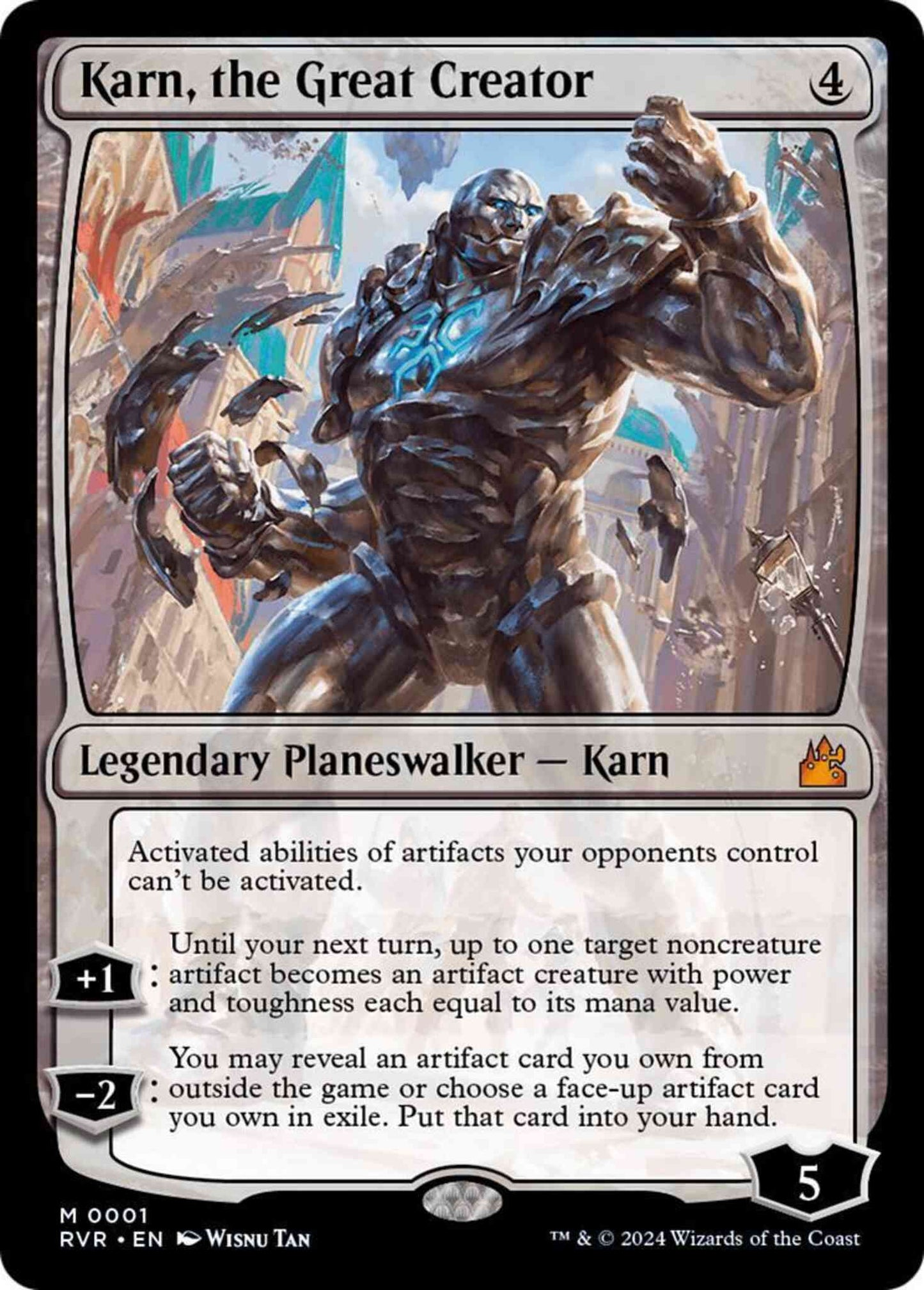 Karn, the Great Creator [1] [Ravnica Remastered] [Non-Foil]