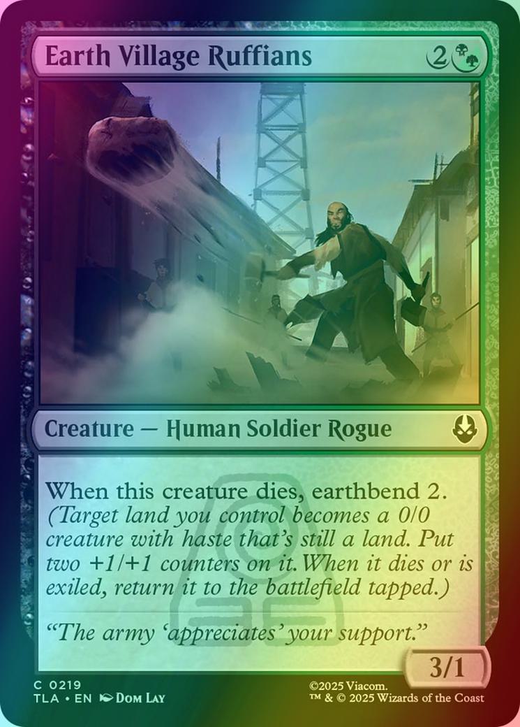 Earth Village Ruffians [219] [Avatar: The Last Airbender] [Foil]