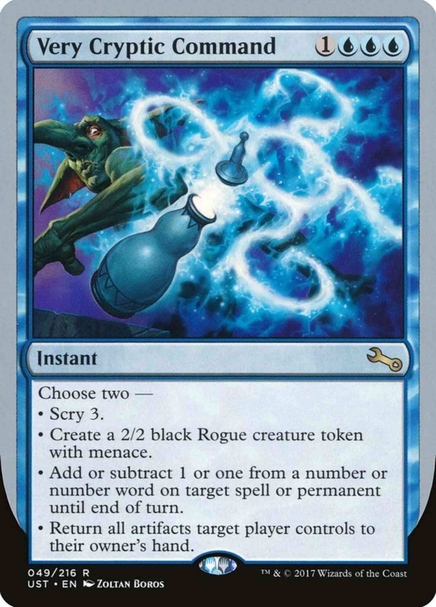 Very Cryptic Command [49f] [f] [Unstable] [Non-Foil]