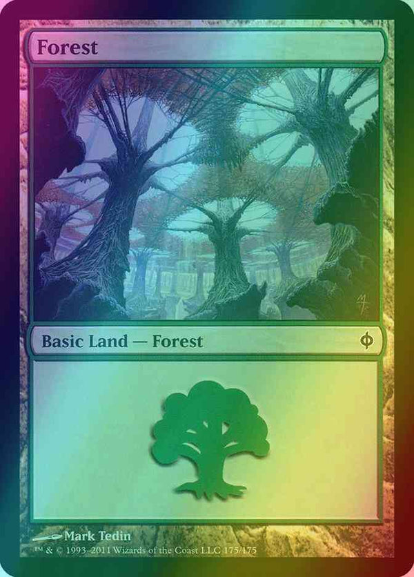 Forest [175] [New Phyrexia] [Foil]