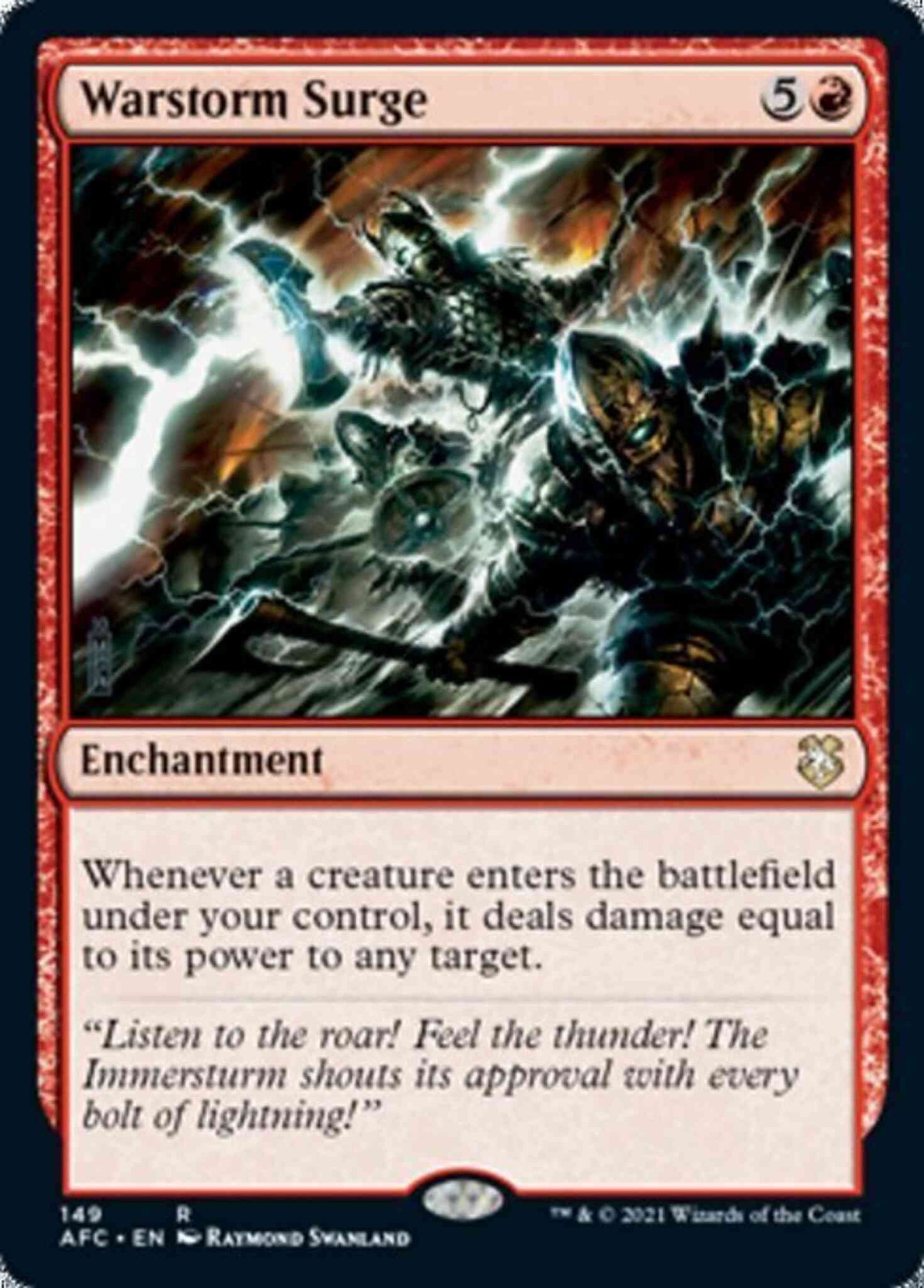 Warstorm Surge [149] [Adventures in the Forgotten Realms Commander] [Non-Foil]
