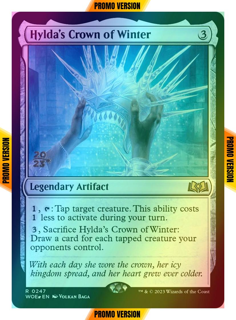Hylda's Crown of Winter [247s] [Prerelease] [Wilds of Eldraine: Promos] [Foil]
