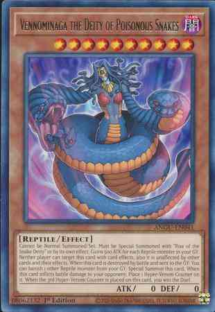 Vennominaga the Deity of Poisonous Snakes - ANGU-EN041 - Rare - 1st Edition