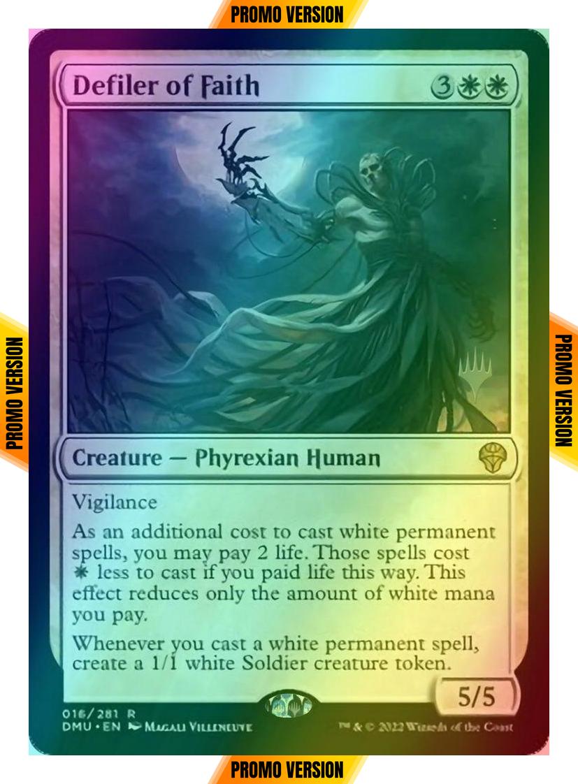 Defiler of Faith [16p] [Promo Pack] [Dominaria United: Promos] [Foil]