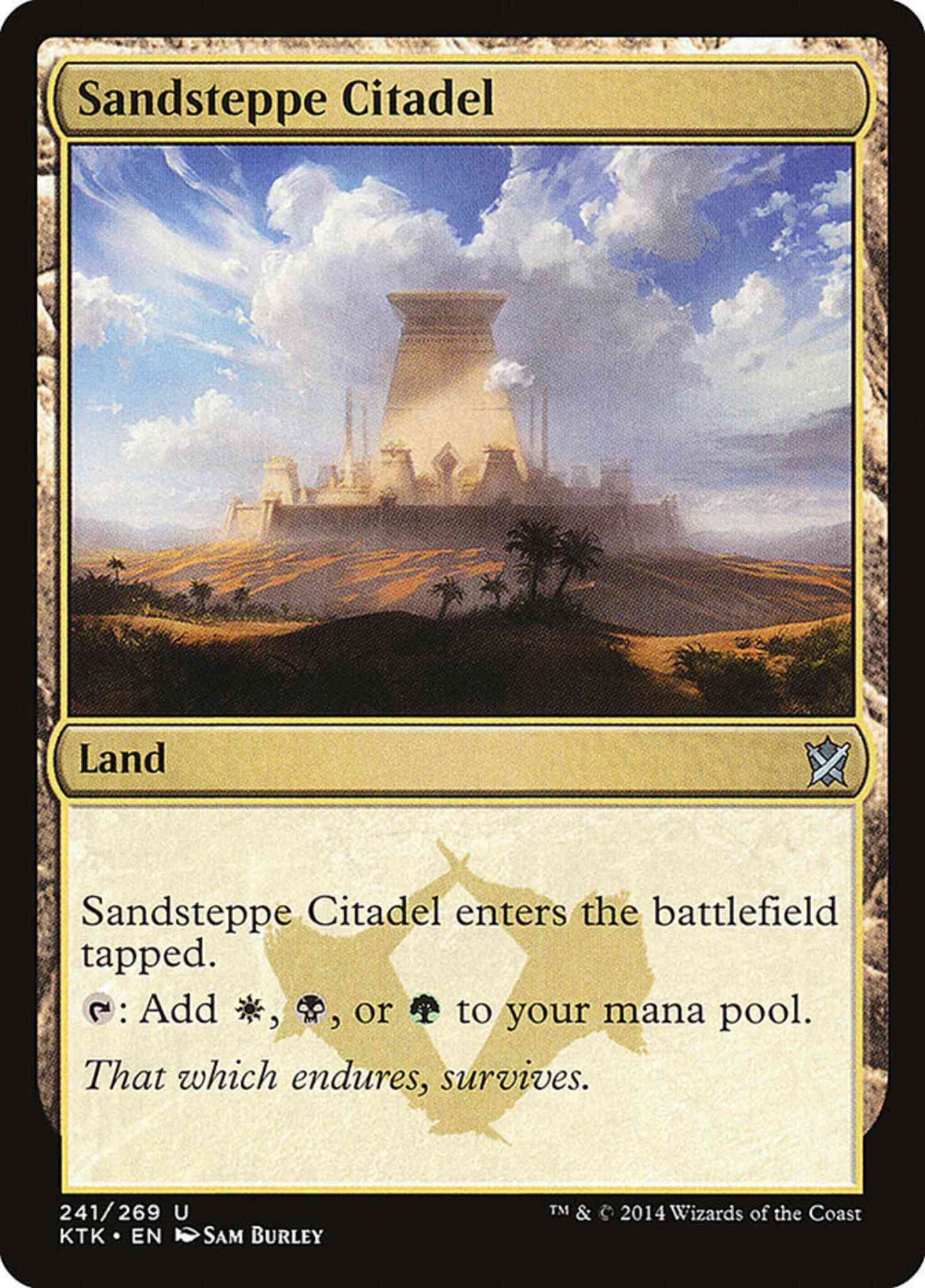Sandsteppe Citadel [241] [Khans Of Tarkir] [Non-Foil]